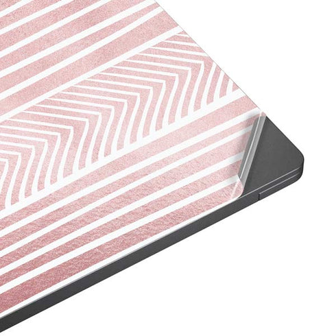 Pink and White Stripes Surface Laptop 7 15in Skin