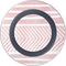 Pink and White Stripes Wireless Charger Skin