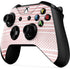 Pink and White Stripes Xbox One X Controller Skin