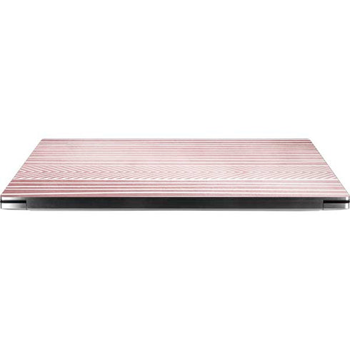 Pink and White Stripes Dell XPS Skin