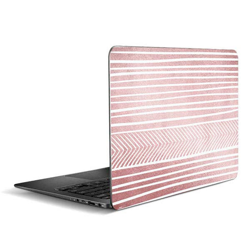 Pink and White Stripes Zenbook UX305FA 13.3in Skin