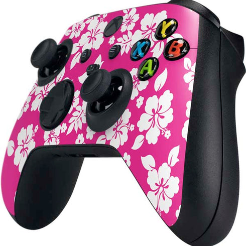 Pink and White Xbox Series X Controller Skin