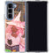 Pink Anime Witch Girls in Library with Cats by Ivy Dolamore Galaxy Z Fold5 5G Clear Case