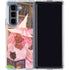 Pink Anime Witch Girls in Library with Cats by Ivy Dolamore Galaxy Z Fold5 5G Clear Case