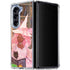 Pink Anime Witch Girls in Library with Cats by Ivy Dolamore Galaxy Z Fold5 5G Clear Case