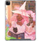 Pink Anime Witch Girls in Library with Cats by Ivy Dolamore iPad Cases