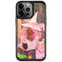Pink Anime Witch Girls in Library with Cats by Ivy Dolamore iPhone Cases