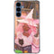 Pink Anime Witch Girls in Library with Cats by Ivy Dolamore Galaxy A55 5G Clear Case