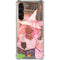 Pink Anime Witch Girls in Library with Cats by Ivy Dolamore Galaxy S24 FE Clear Case