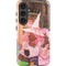 Pink Anime Witch Girls in Library with Cats by Ivy Dolamore Galaxy S25 Impact Case