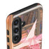 Pink Anime Witch Girls in Library with Cats by Ivy Dolamore Galaxy S25 Impact Case