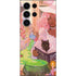 Pink Anime Witch Girls in Library with Cats by Ivy Dolamore Galaxy S25 Ultra Skin