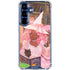 Pink Anime Witch Girls in Library with Cats by Ivy Dolamore Galaxy S25 Plus Clear Case