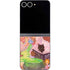 Pink Anime Witch Girls in Library with Cats by Ivy Dolamore Galaxy Z Flip6 Skin