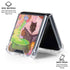 Pink Anime Witch Girls in Library with Cats by Ivy Dolamore Galaxy Z Flip6 Clear Case