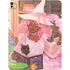 Pink Anime Witch Girls in Library with Cats by Ivy Dolamore iPad Pro 13in M4 (2024) Skin