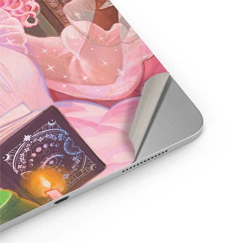 Pink Anime Witch Girls in Library with Cats by Ivy Dolamore iPad Pro 13in M4 (2024) Skin