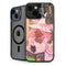 Pink Anime Witch Girls in Library with Cats by Ivy Dolamore iPhone 14 Kickstand Case