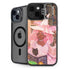 Pink Anime Witch Girls in Library with Cats by Ivy Dolamore iPhone 14 Plus Kickstand Case