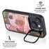 Pink Anime Witch Girls in Library with Cats by Ivy Dolamore iPhone 15 Kickstand Case