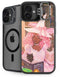 Pink Anime Witch Girls in Library with Cats by Ivy Dolamore iPhone 16 Kickstand Case