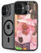Pink Anime Witch Girls in Library with Cats by Ivy Dolamore iPhone 16 Plus Kickstand Case