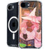 Pink Anime Witch Girls in Library with Cats by Ivy Dolamore iPhone 16e MagSafe Case