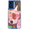 Pink Anime Witch Girls in Library with Cats by Ivy Dolamore Moto G 5G (2024) Clear Case