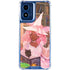 Pink Anime Witch Girls in Library with Cats by Ivy Dolamore Moto G 5G (2024) Clear Case