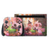 Pink Anime Witch Girls in Library with Cats by Ivy Dolamore Nintendo Skins