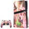 Pink Anime Witch Girls in Library with Cats by Ivy Dolamore PS5 Pro Disk Bundle Skin