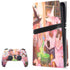 Pink Anime Witch Girls in Library with Cats by Ivy Dolamore PS5 Pro Disk Bundle Skin