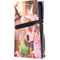 Pink Anime Witch Girls in Library with Cats by Ivy Dolamore PS5 Pro Disk Console Skin