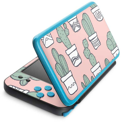 Pink Cactus Nintendo Skins
