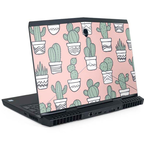 Pink Cactus Dell Alienware Skin