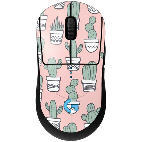 Pink Cactus G Pro Wireless Gaming Mouse Skin