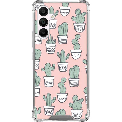 Pink Cactus Galaxy A16 5G Clear Case