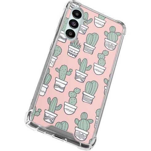 Pink Cactus Galaxy A16 5G Clear Case