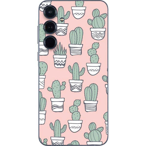 Pink Cactus Galaxy A35 5G Skin