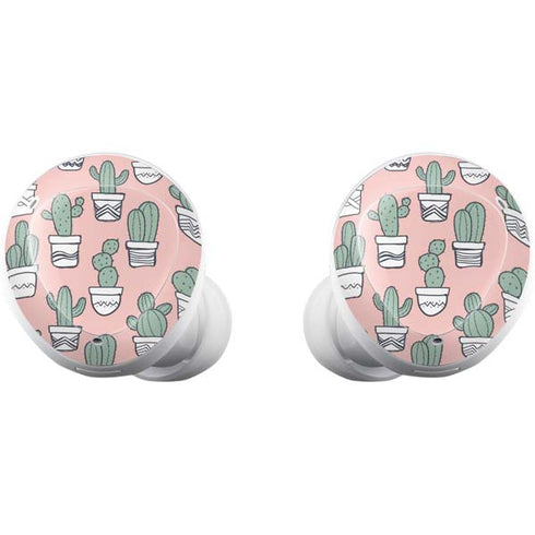 Pink Cactus Galaxy Buds Plus Skin