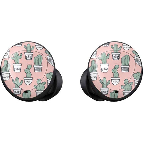 Pink Cactus Galaxy Buds Skin