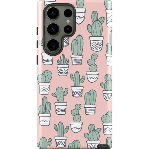 Pink Cactus Galaxy S23 Ultra Pro Case