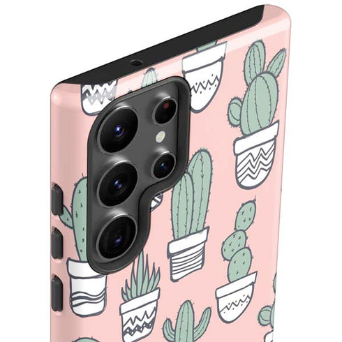 Pink Cactus Galaxy S23 Ultra Pro Case