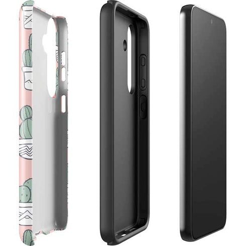 Pink Cactus Galaxy S25 Impact Case