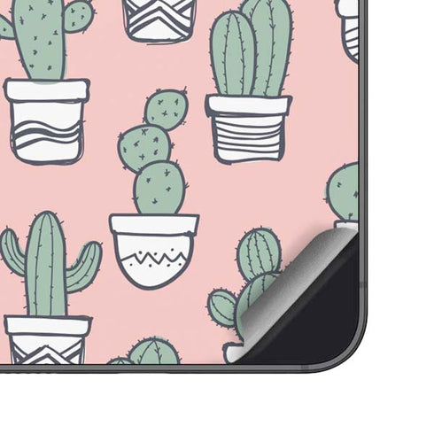 Pink Cactus Galaxy S24 Plus Skin