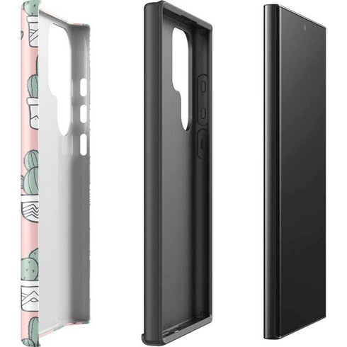 Pink Cactus Galaxy S25 Ultra Impact Case