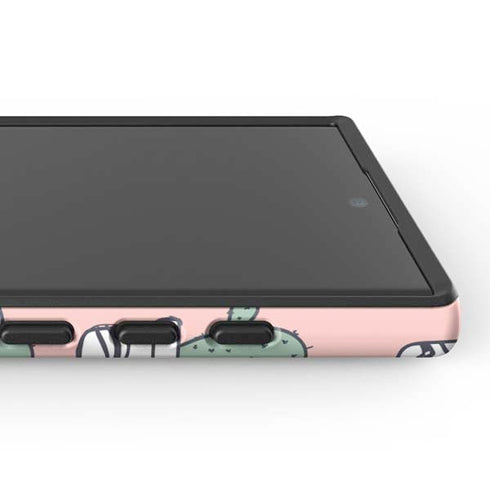 Pink Cactus Galaxy S25 Ultra Impact Case