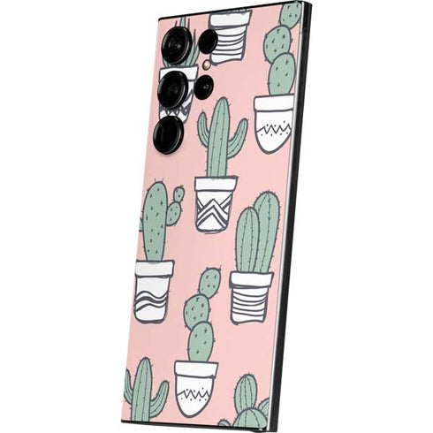 Pink Cactus Galaxy S24 Ultra Skin