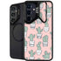Pink Cactus Galaxy S25 FE Kickstand Case