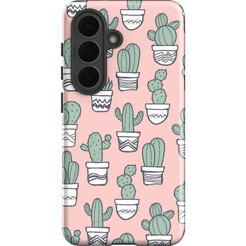 Pink Cactus Galaxy S26 Impact Case